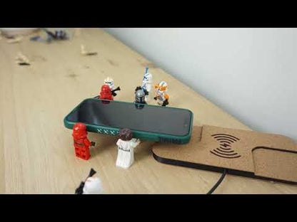 15W draadloze telefoonoplader met kurkafwerking